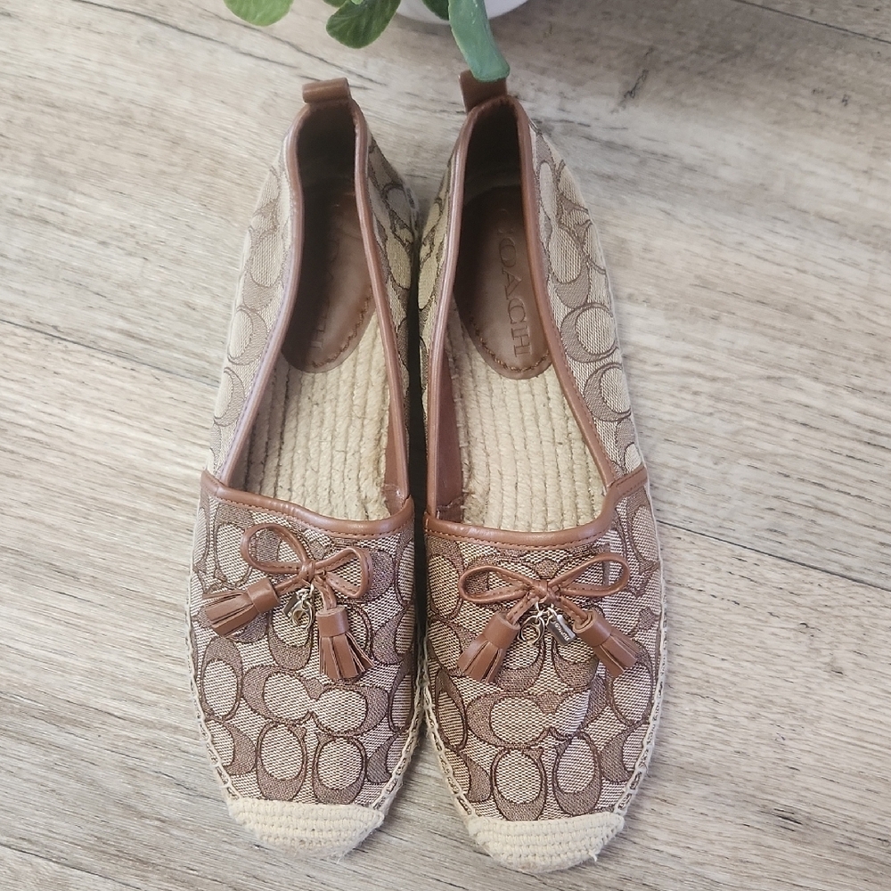 Coach Tan and Brown Espadrilles - Picture 6 of 10